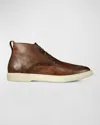 Allen Edmonds Men's Hunter Leather Chukka Sneakers In Tobacco