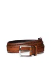 Allen Edmonds Men's Manistee Burnished Leather Belt In Walnut