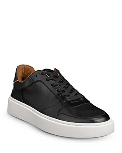 Allen Edmonds Men's Owen Leather Low-top Sneakers In Black