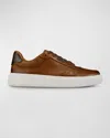 Allen Edmonds Men's Owen Leather Low-top Sneakers In Chili