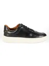 Allen Edmonds Men's Owen Perforated Leather Low Top Sneakers In Black