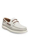 Allen Edmonds Panama Boat Shoe In White