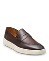 Allen Edmonds Rand Penny Slip-on Sneaker In Espresso