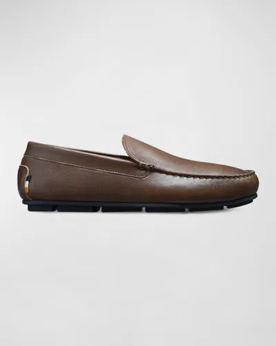 Allen Edmonds Men's Santiago Leather Driving Shoes In Brown