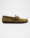 Allen Edmonds Men's Sebastian Suede Bit Loafers In Wheat