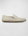 Allen Edmonds Supersport Moc Toe Penny Loafer In Light Grey