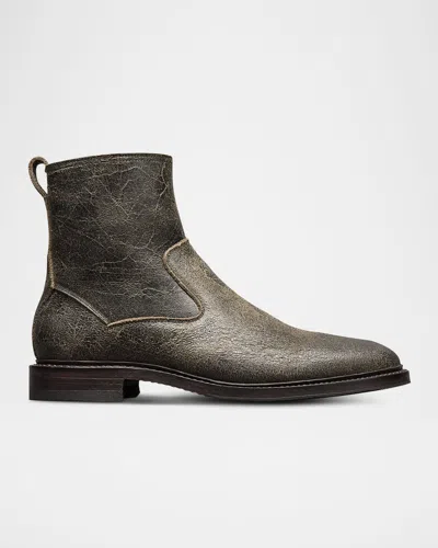 Allen Edmonds Men's Tompkins Leather Zip Ankle Boots In Husk