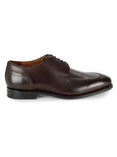 Allen Edmonds Men's Watson Leather Derby Shoes In Dark Brown