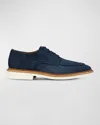 ALLEN EDMONDS MEN'S WAYLON SUEDE MOC-TOE DERBY SHOES