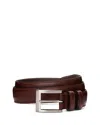 Allen Edmonds Men's Wide Basic Leather Dress Belt In Brown