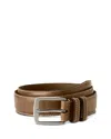 Allen Edmonds Men's Yukon Leather Belt In Natural
