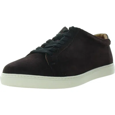 Allen Edmonds Mens Lace-up Suede Oxfords In Red