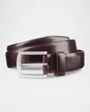 Allen Edmonds Midland Ave. Leather Belt In Oxblood