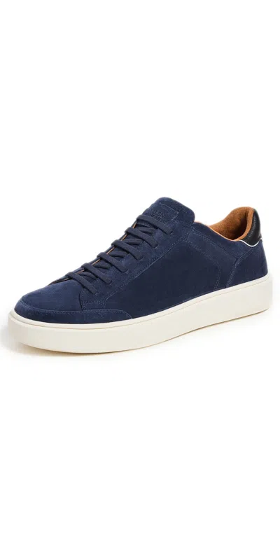 ALLEN EDMONDS OLIVER SUEDE SNEAKERS NAVY 410