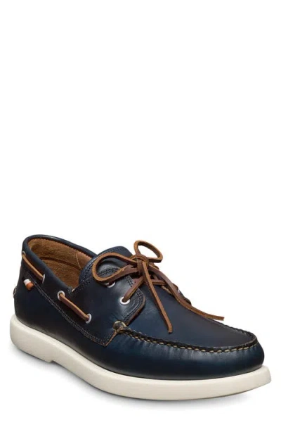 Allen Edmonds Panama Boat Shoe In Blue