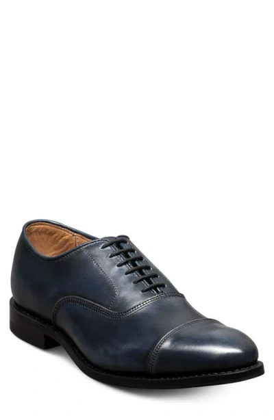 Allen Edmonds Park Avenue Cap Toe Oxford In Blue