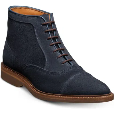 Allen Edmonds Park Avenue Verse Cap Toe Oxford Boot In Blue