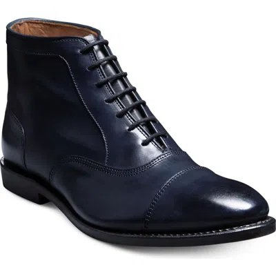 Allen Edmonds Park Cap Toe Boot In Blue