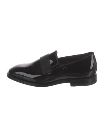 Pre-owned Allen Edmonds Patent Leather Loafers In Black