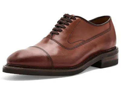 Allen Edmonds Rhett Oxford Shoes Men's Dress Flat Shoes Chili: 11.5 D (m) In Brown