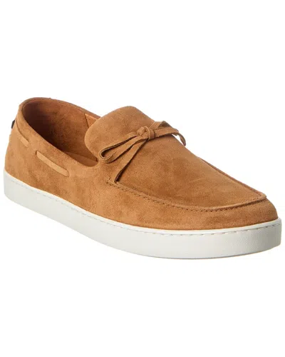 Allen Edmonds Santa Rosa Suede Boat Shoe In Brown