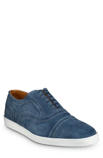 Allen Edmonds Strand Cap Toe Oxford Trainer In Denim