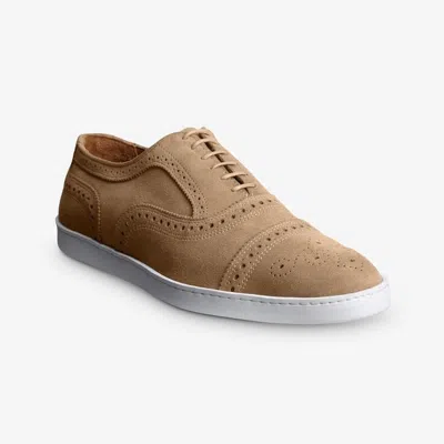 Allen Edmonds Strand Oxford Mens Bone Leather Round Toe Dress Shoes Jobb1744 In Brown