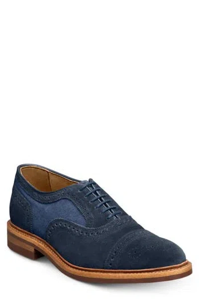 Allen Edmonds Strandmok Cap Toe Oxford In Blue