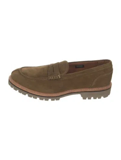 Pre-owned Allen Edmonds Suede Loafers In Multicolor