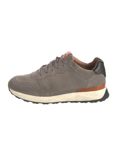 Pre-owned Allen Edmonds Suede Sneakers In Multicolor