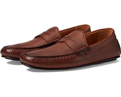 Allen Edmonds Super Sport Penny Loafer Men's 9.5 Dark Chili Leather Shoes Khd612