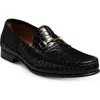Allen Edmonds Verona Ii Bit Loafer In Black Embossed