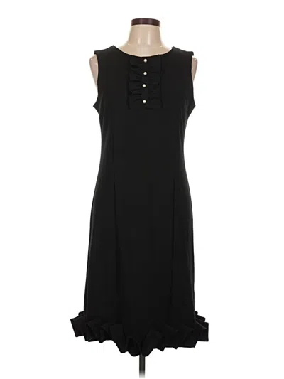 Pre-owned Allen Kay Casual Dress In Black