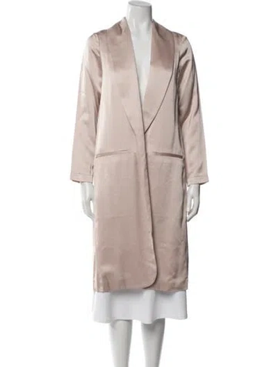 Pre-owned Allen Schwartz Coat In Neutral