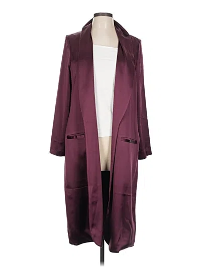Pre-owned Allen Schwartz Kimono In Burgundy