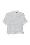 Allen Schwartz Lilly Blouse In Off White