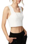 Allen Schwartz Ren Crop Top In Off-white