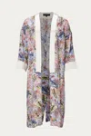 Allen Schwartz Yael Kimono In Sky Blue In Multi
