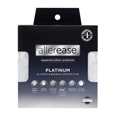Allerease Platinum Pillow Protector In White