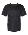Alleson Athletic B-core Placket Jersey In Black