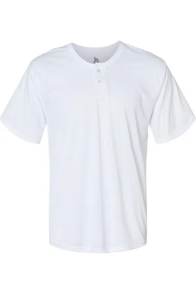 Alleson Athletic B-core Placket Jersey In White