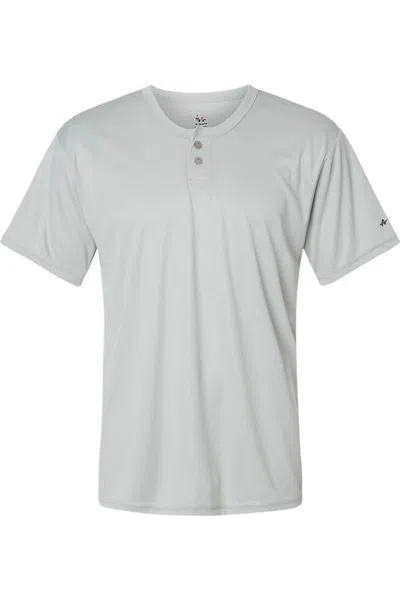 Alleson Athletic B-core Placket Jersey In Gray