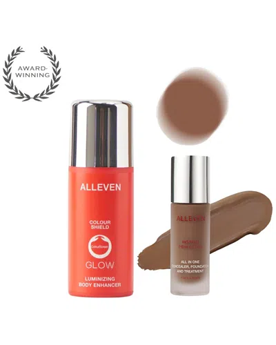 Alleven Unisex 3.38oz Colour Shield Glow Face & Body & Instant Perfector  Concealer - Obsidian In White