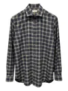 Alley Docks 963 Checked Shirt In Blue