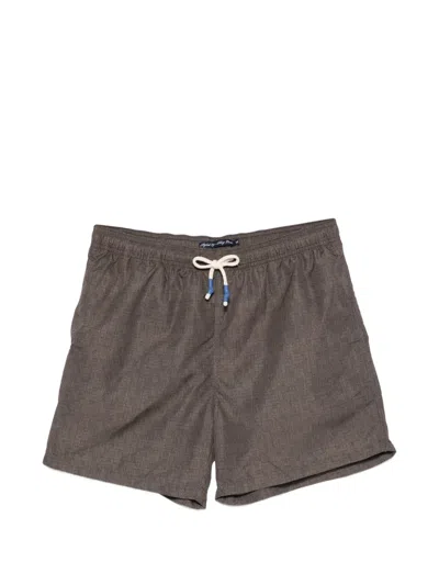 Alley Docks 963 Drawstring Swim Shorts In Multi