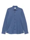 Alley Docks 963 Long-sleeve Shirt In Blue