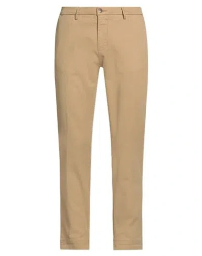Alley Docks 963 Man Pants Sand Size 30 Cotton, Elastane In Beige