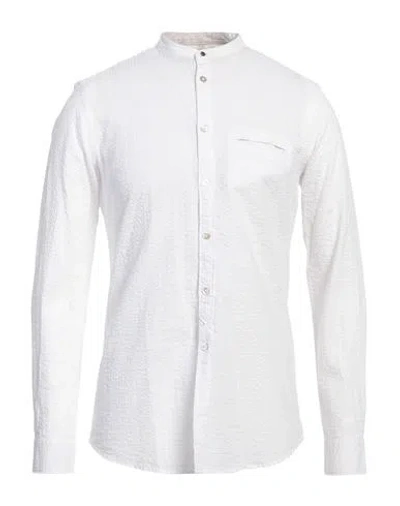 Alley Docks 963 Man Shirt White Size Xl Cotton