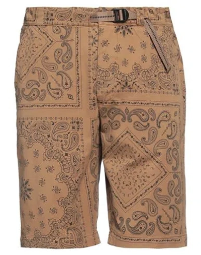 Alley Docks 963 Man Shorts & Bermuda Shorts Camel Size 30 Cotton, Elastane