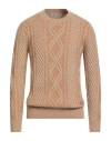 Alley Docks 963 Man Sweater Camel Size M Wool, Polyamide